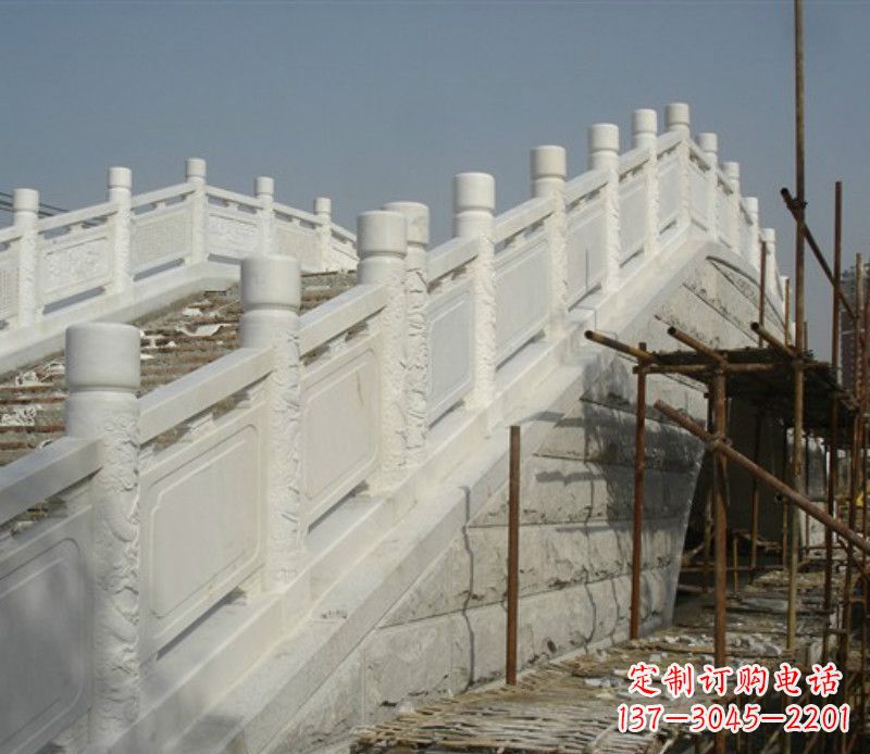 南通公园汉白玉栏板景观石雕