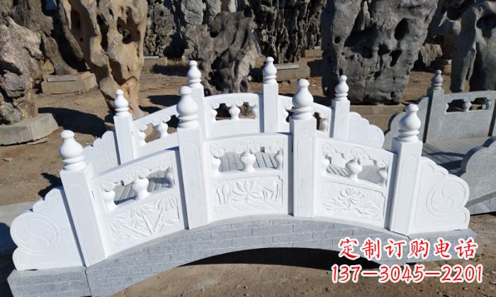 南通手工雕刻的汉白玉拱桥雕塑