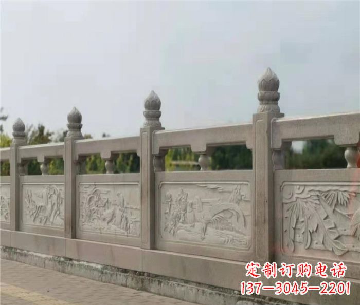 南通泰山大理石浮雕栏板雕塑