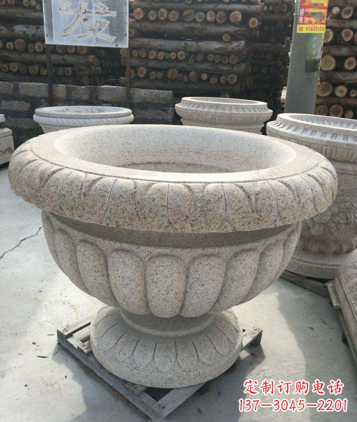 南通高质量大理石花盆石雕