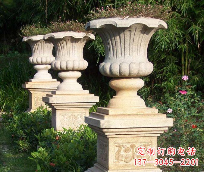 南通高质量大理石花盆石雕