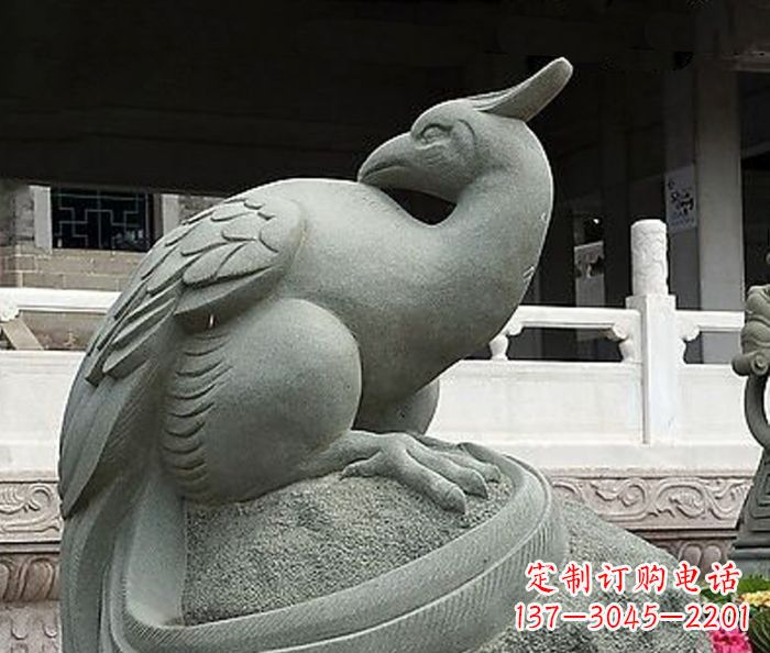 南通精美的凤凰石雕