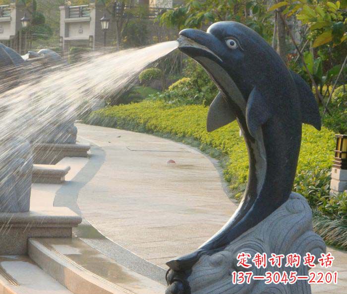 南通现代公园景观海豚雕塑