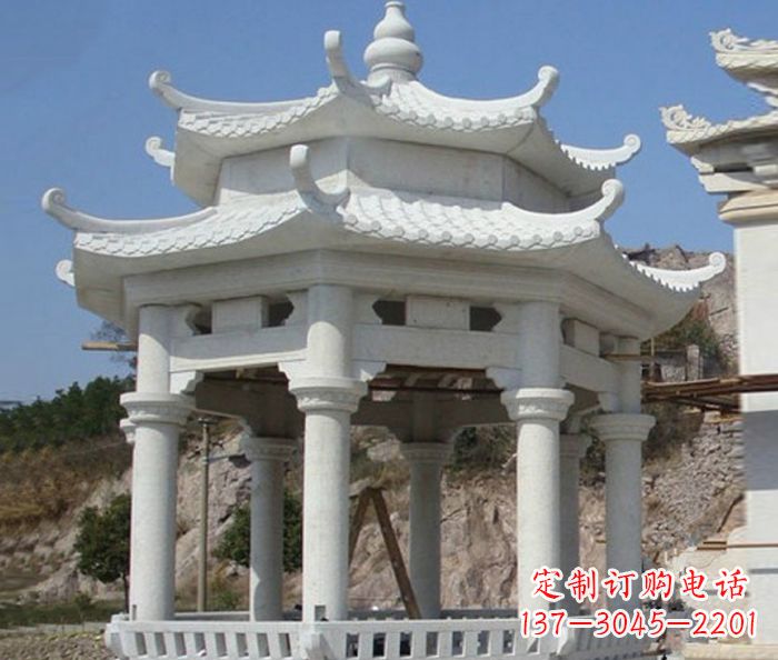 南通专业汉白玉凉亭雕塑