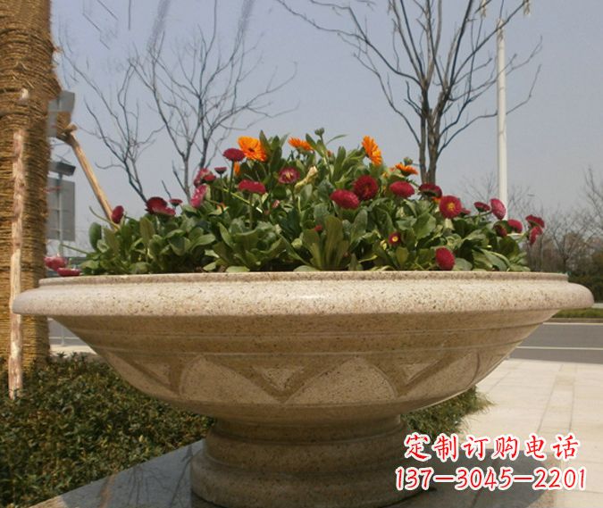 南通中领雕塑花盆石雕