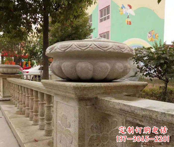 南通砂岩花盆雕塑