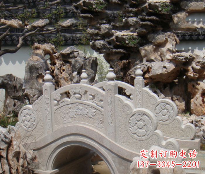 南通公园景观小型石拱桥