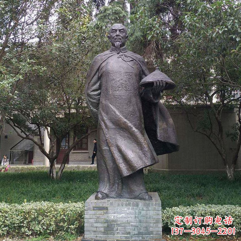 南通传承晚清民族英雄林则徐精铸雕塑