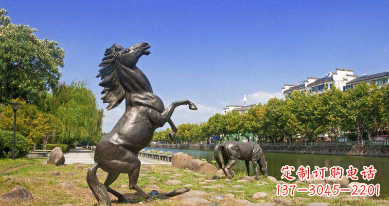 南通中领雕塑精美动物铜雕