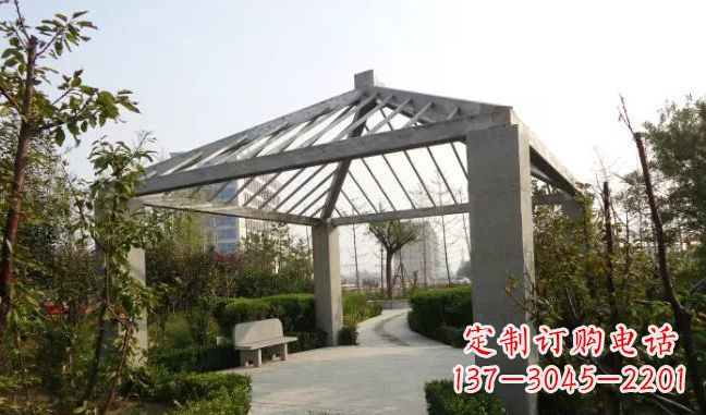 南通精美不锈钢凉亭雕塑