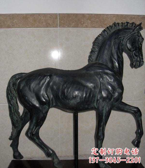 南通公园马动物景观铜雕