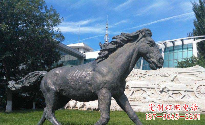 南通马动物铜雕塑