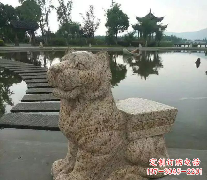 南通中领雕塑—十二生肖石虎雕塑