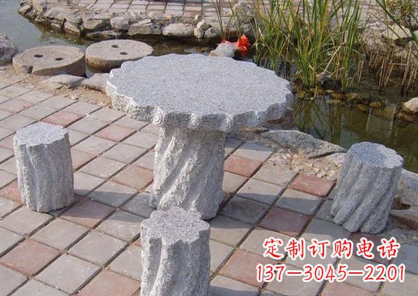 南通公园石桌凳雕塑