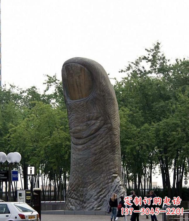 南通中领雕塑大拇指铜雕竖立景观