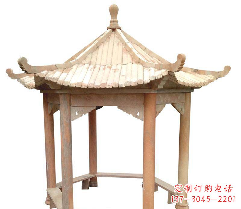 南通精美六角凉亭雕塑