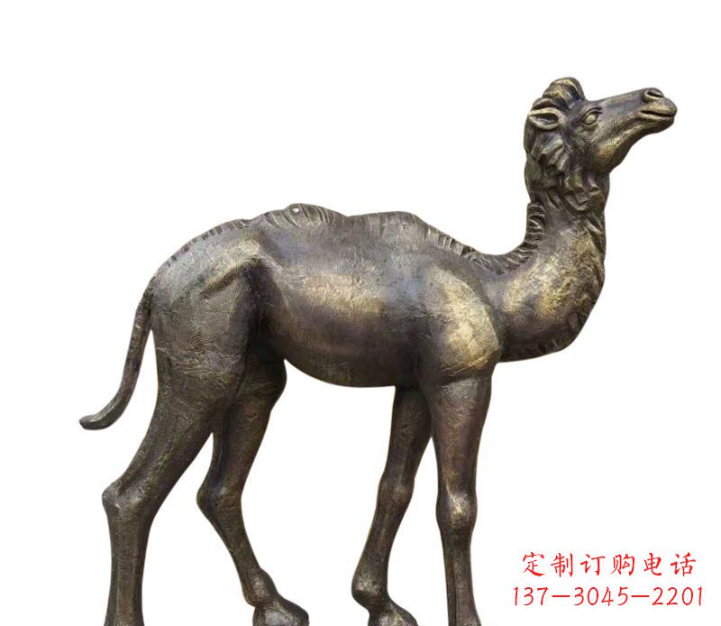 南通公园小骆驼铜雕