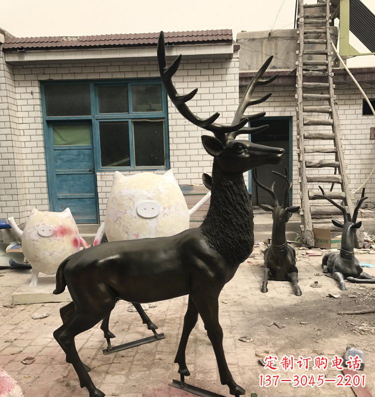 南通公园动物铜雕