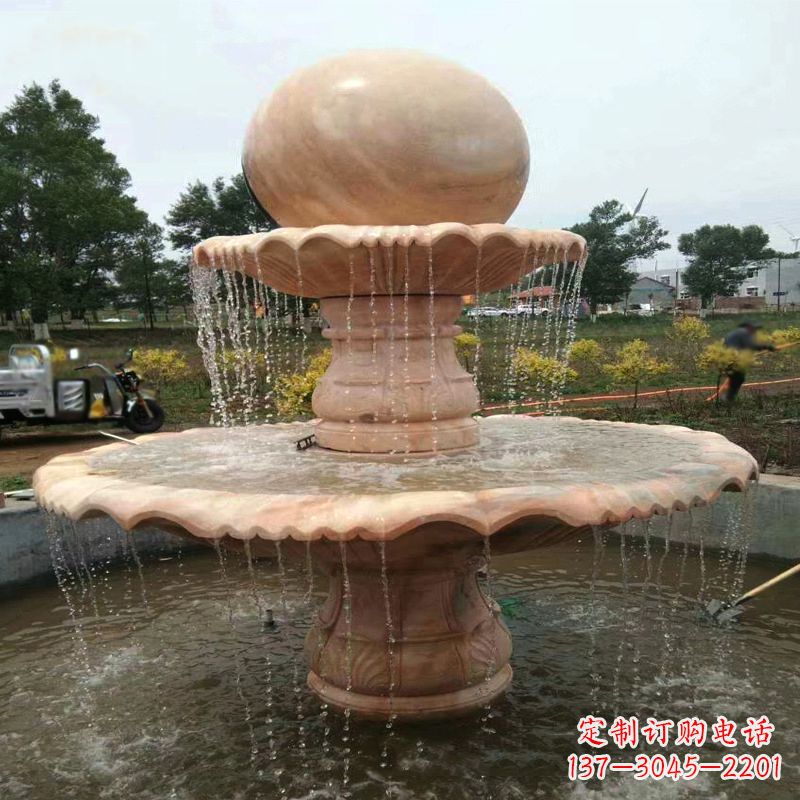 南通公园园林石雕喷泉水景