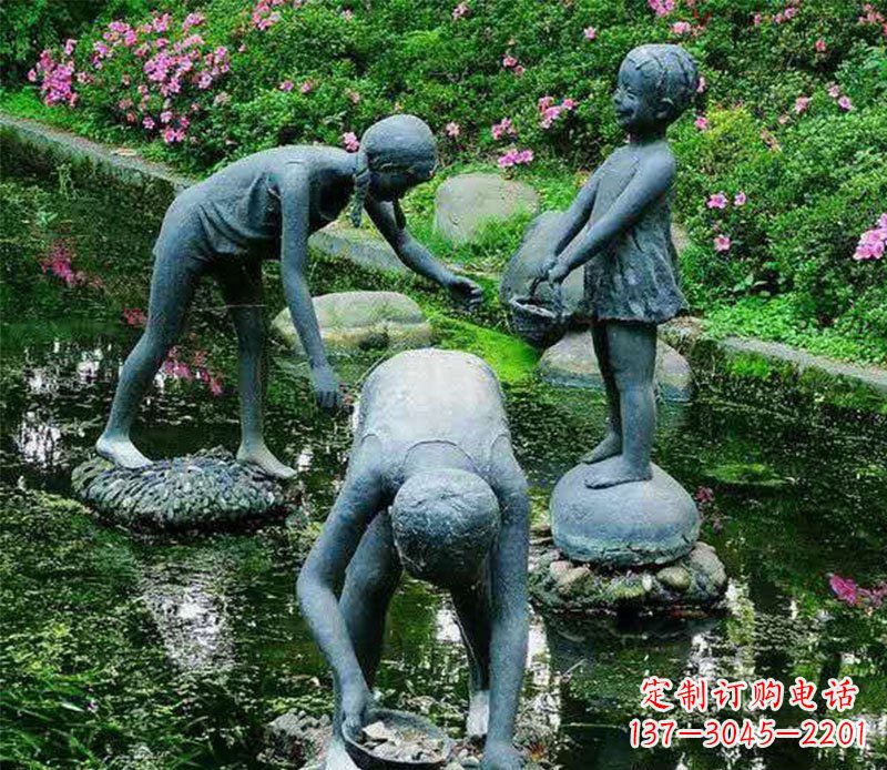 南通精美铜螃蟹雕塑