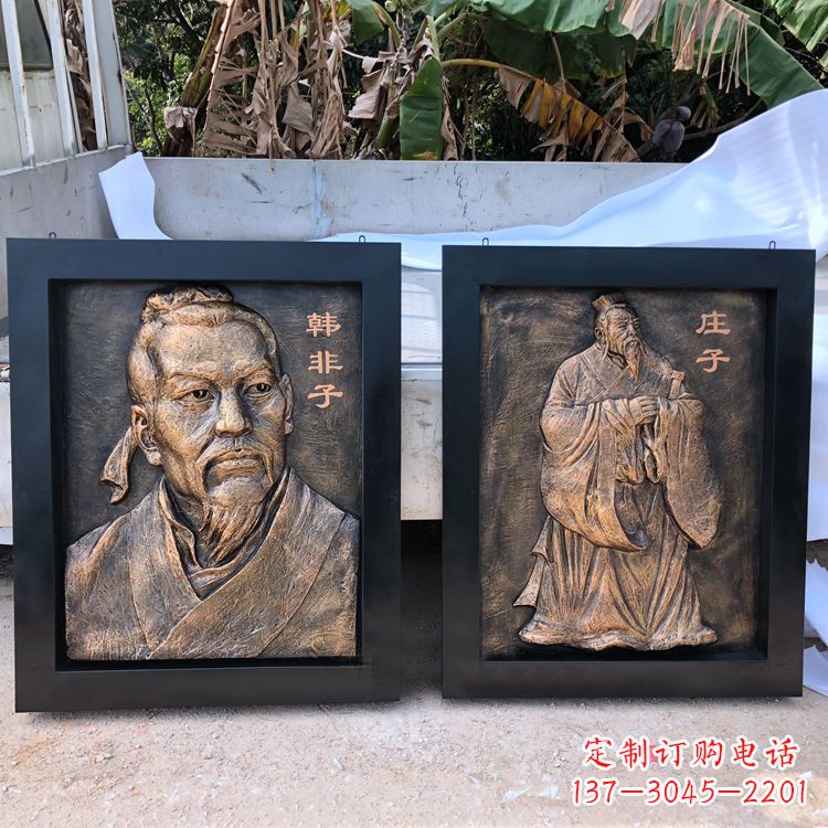 南通中领雕塑专业的古代历史名人头像雕塑定制