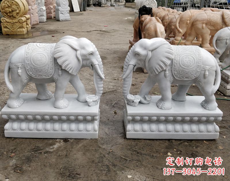 南通传统古老工艺大象雕塑