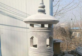 南通精美公园大理石石灯雕塑