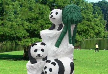 南通公园大熊猫雕塑