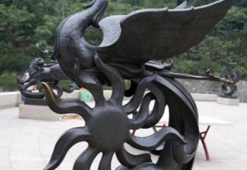 南通天四灵朱雀神鸟雕塑——象征希望的贵族精神