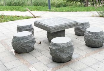 南通新题目“古典风格石桌凳雕塑”