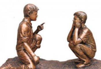 南通专业定制小品铜雕-尊贵的雕塑男孩