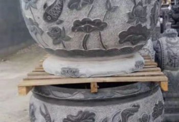 南通精致的石头水缸雕塑，为您的公园小区增添美丽色彩