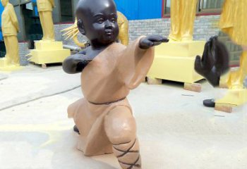 南通传承传统文化的绝佳礼品——“功夫小和尚”雕塑