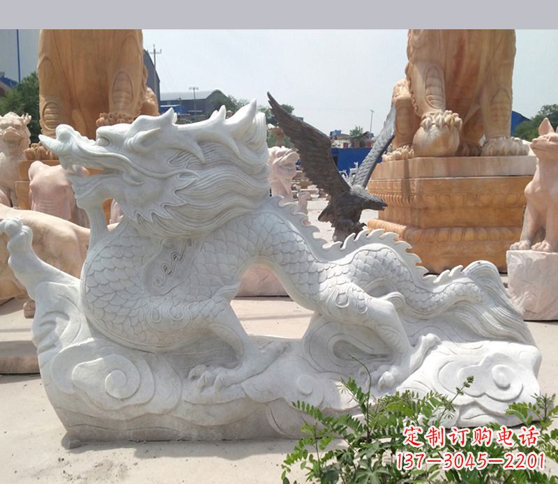南通古代镇宅动物龙石雕