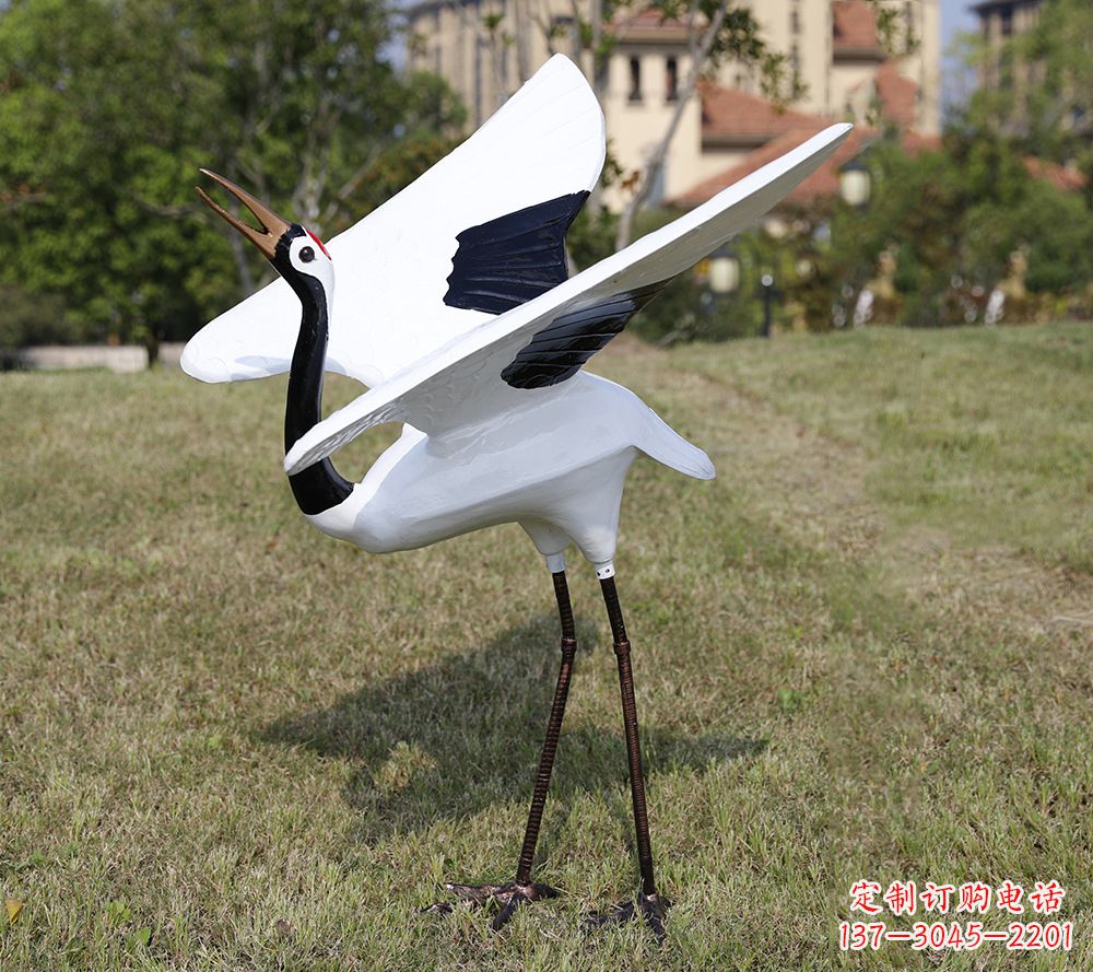 南通贵族气质,匠心精神:古人仙鹤雕塑