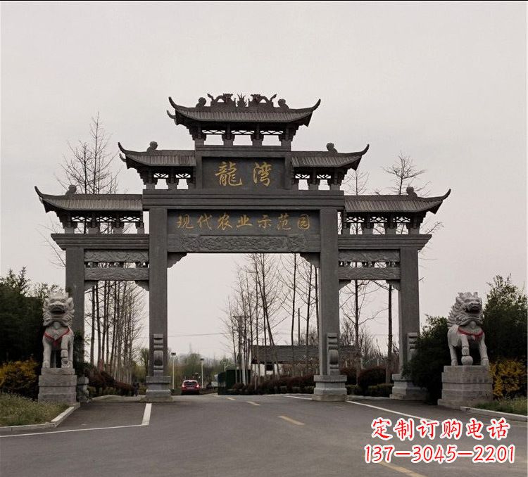 南通品质精湛的古石牌坊雕塑