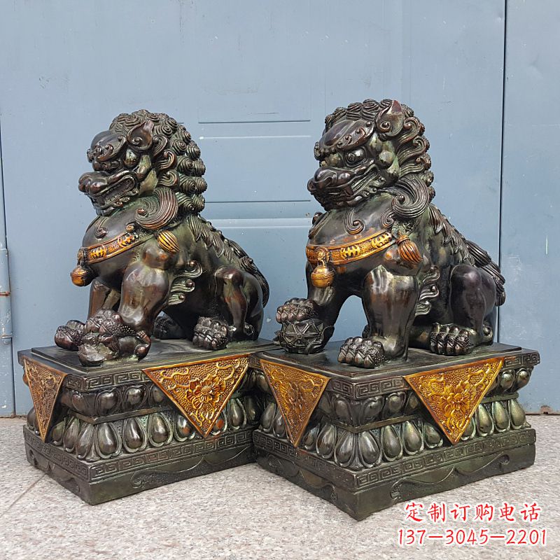 南通故宫青铜狮子