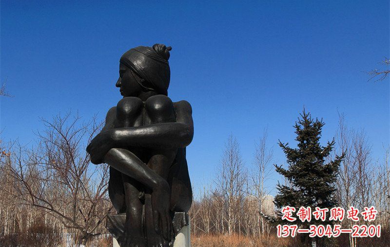 南通浪漫优雅的女孩铜雕