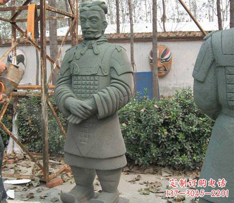 南通蓝鼎中领雕塑|广场兵马俑石雕