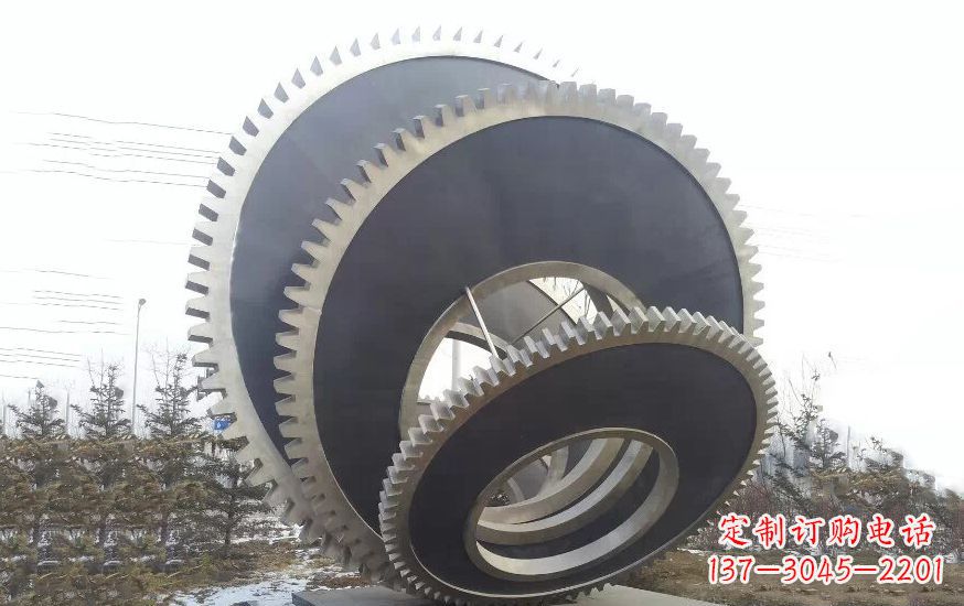 南通大型不锈钢齿轮雕塑