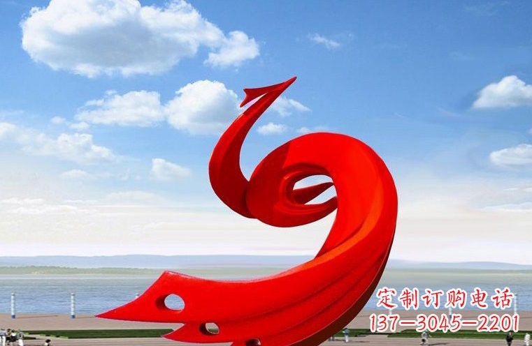 南通广场不锈钢抽象凤凰222