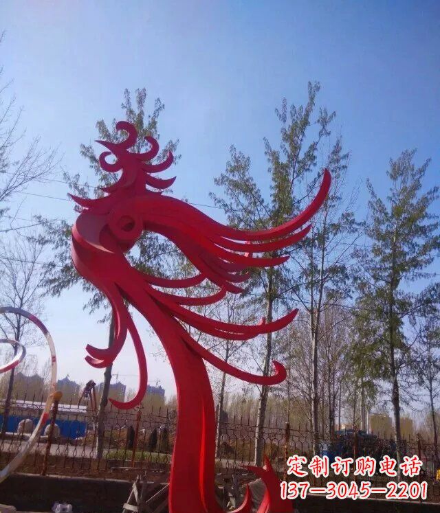 南通中领雕塑凤凰大型抽象雕塑
