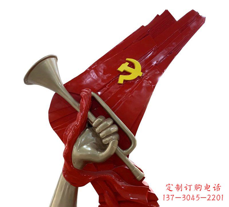 南通优质不锈钢党旗雕塑