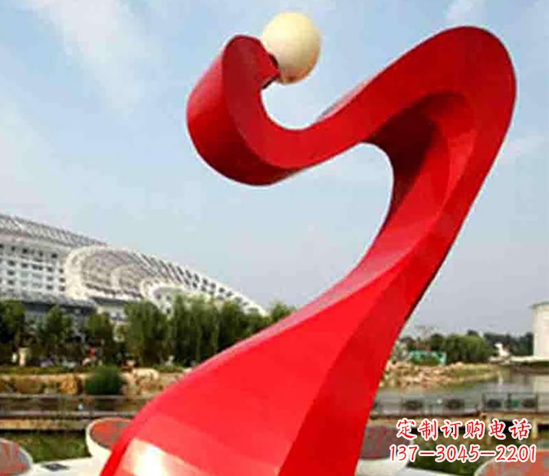 南通不锈钢飘带景观雕塑,重新定义型格空间