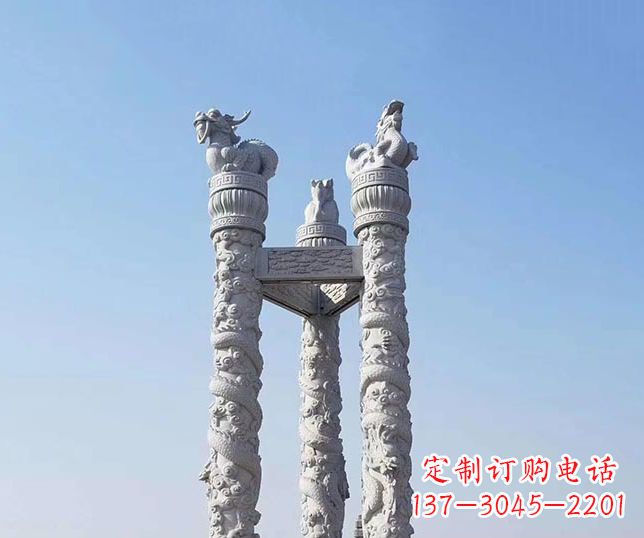 南通中领雕塑:精致石雕龙柱,展现时尚文化之美