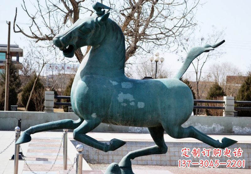 南通艺术品马踏飞燕铜雕塑