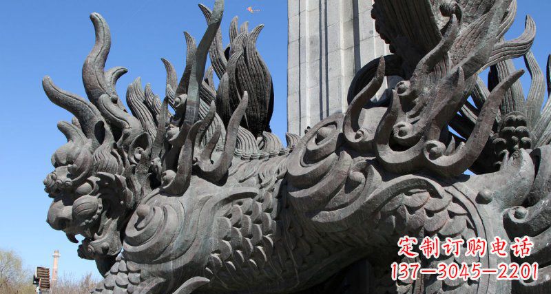 南通广场麒麟古代神兽铜雕