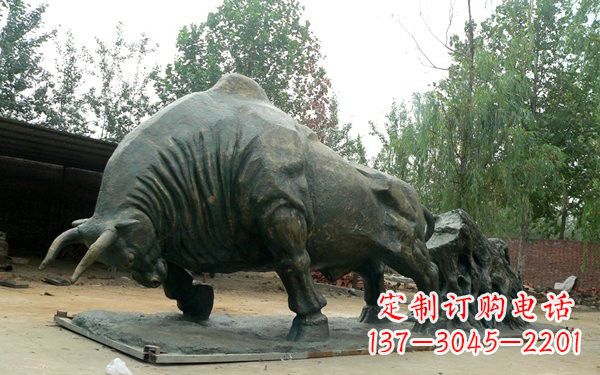 南通新中国拓荒牛铜雕,传承中国传统文化