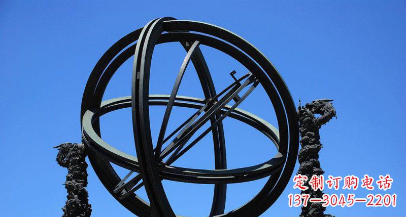 南通广场青铜浑天仪雕塑
