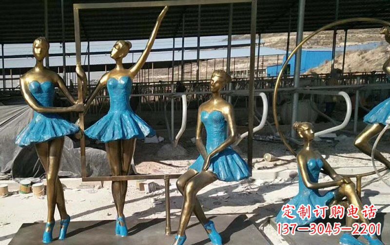 南通中领雕塑--美女芭蕾雕塑定制